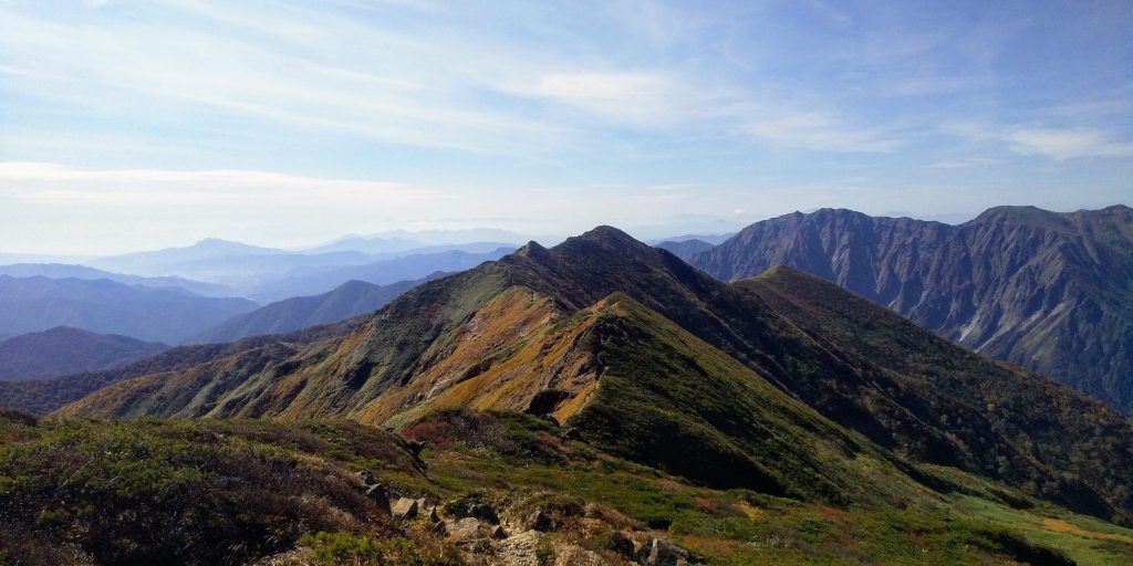 朝日岳からの眺望