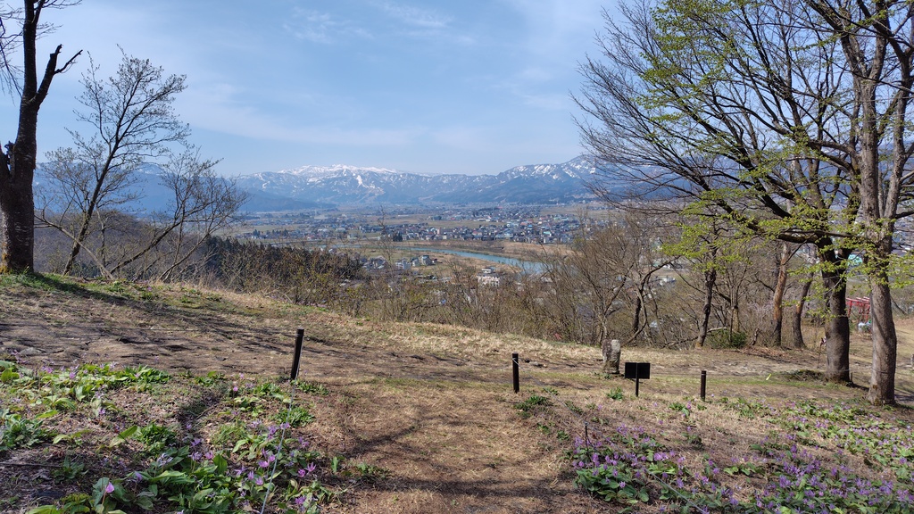 坂戸山２合目の景色
