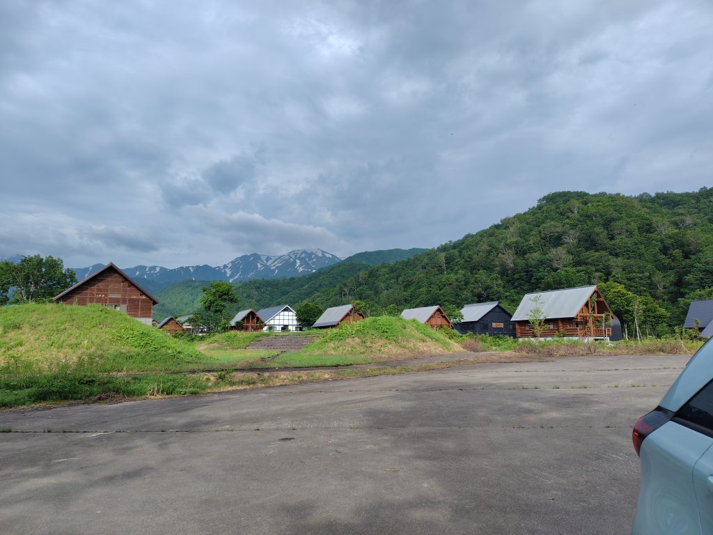 銀山平からの越後駒ケ岳の眺め