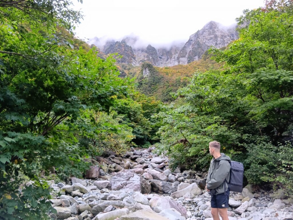 幽ノ沢のようす