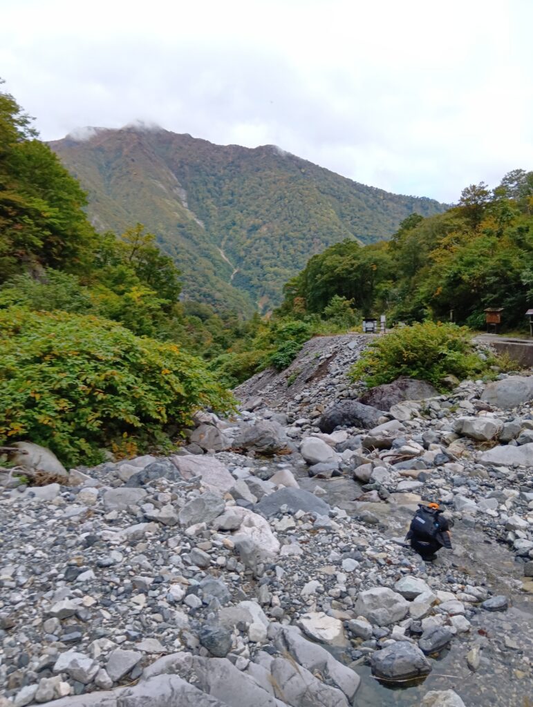 一ノ倉沢出合から白毛門方面