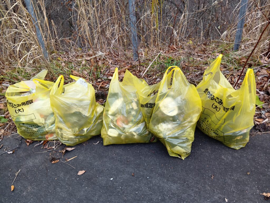 一カ所の沢上部でこの量