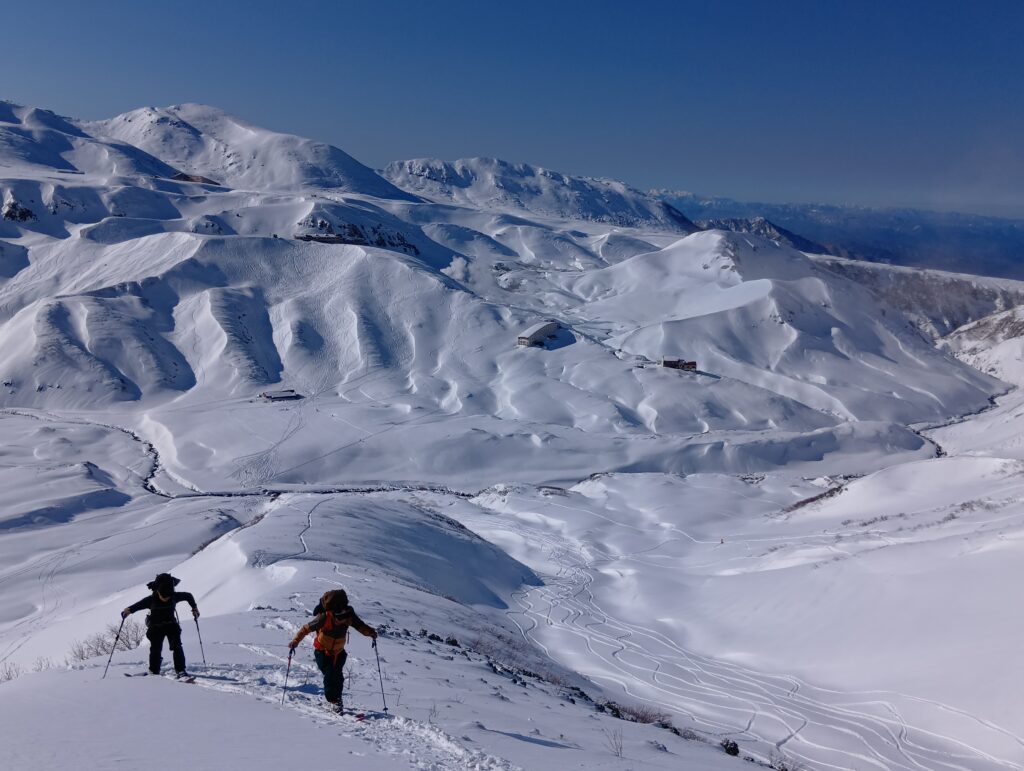 富山方面を見下ろす