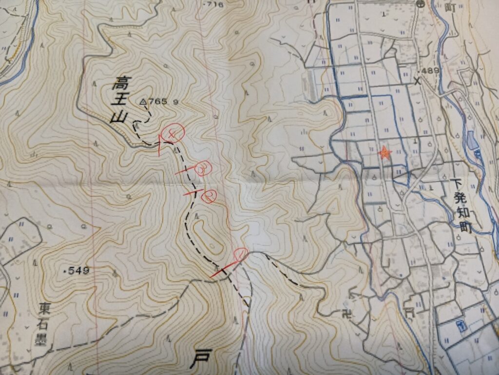 読図ポイントを4つ設定