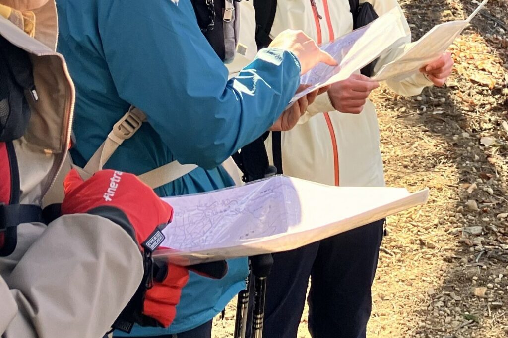 読図ポイントを4つ設定